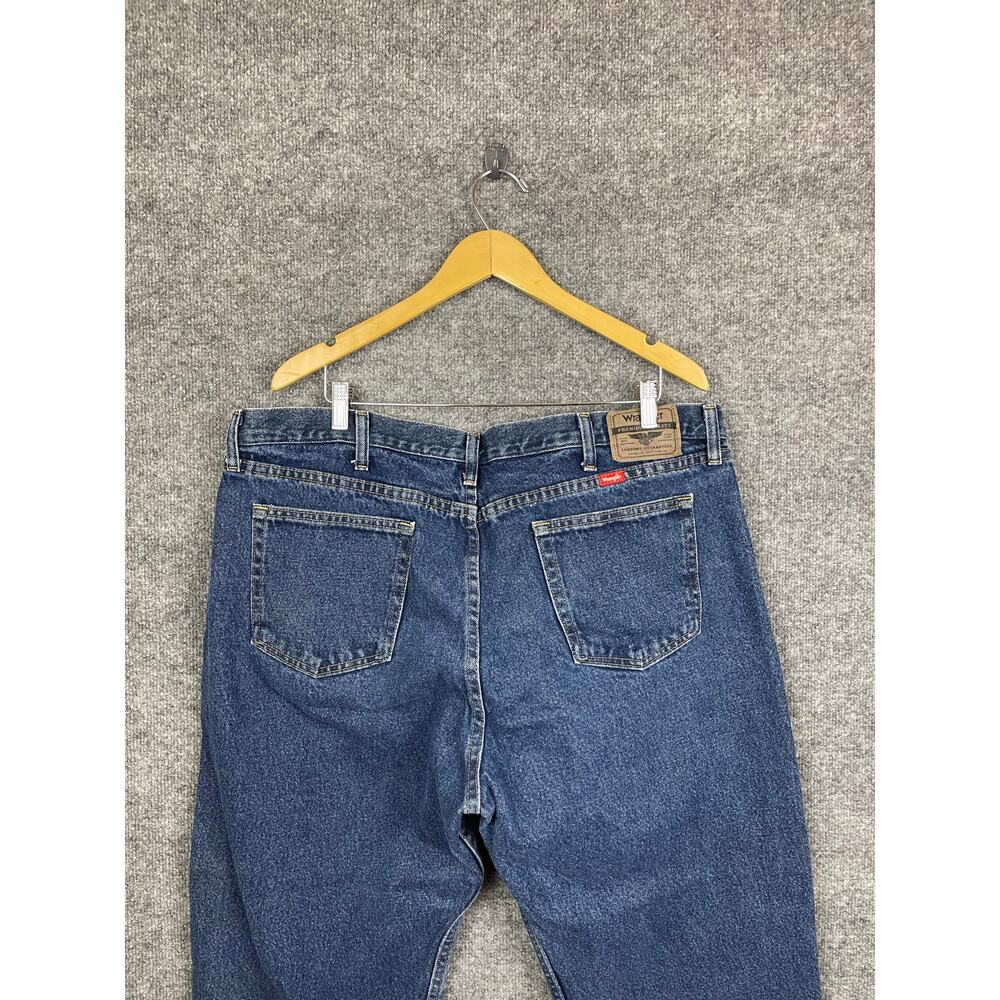 Wrangler Jeans Men's 42 X 30 Blue Relaxed Fit 100% Cotton - Picture 5 of 9